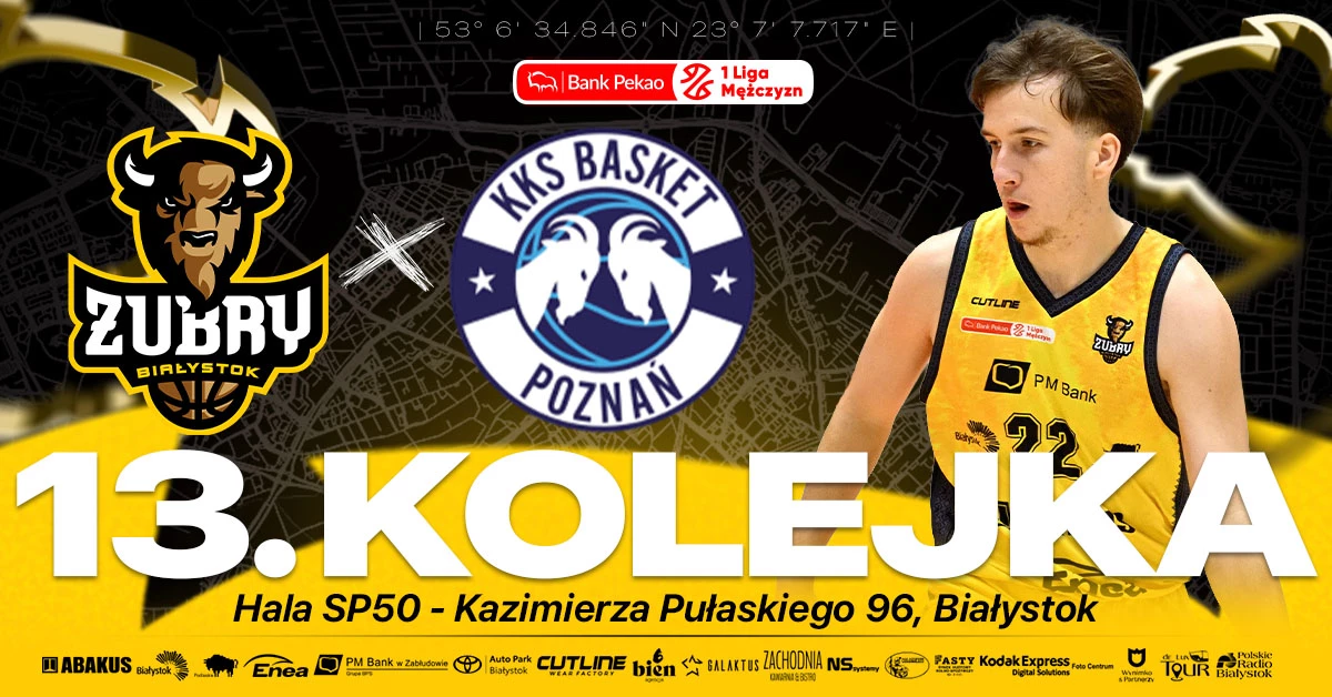 Żubry Abakus Okna Białystok vs Enea Basket Poznań