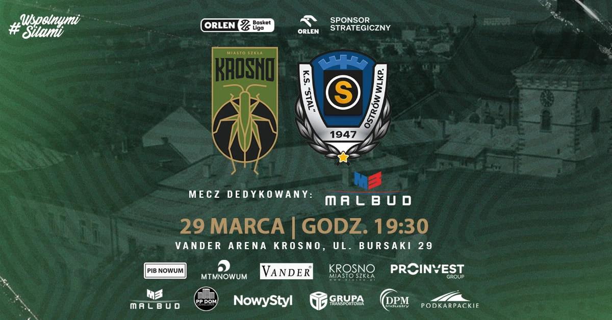 Miasto Szkła Krosno vs Tasomix Rosiek Stal Ostrów Wielkopolski