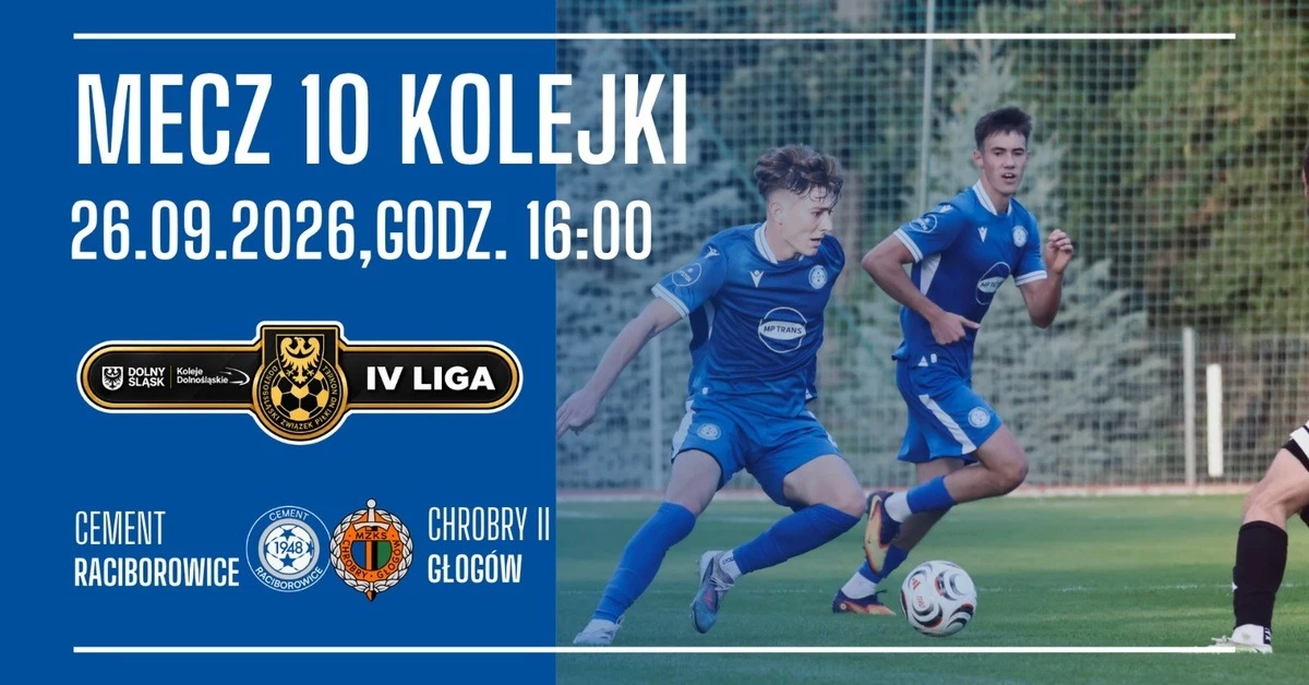 Cement Raciborowice vs Chrobry II Głogów